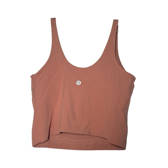 Lululemon Align Tank in Rust Coral Size 4 Nulu Stretchy Comfy - Picture 3 of 10